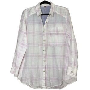 FREE PEOPLE Woman's Button Down Size LARGE